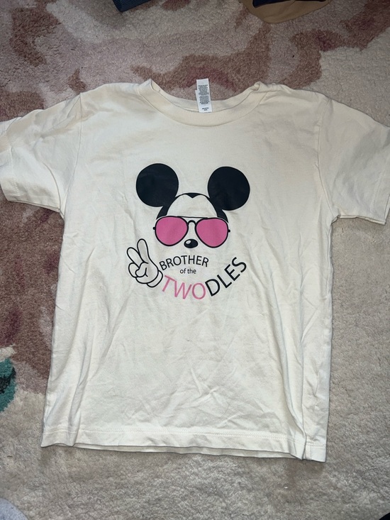 Other - 'Brother of the TWOdles' Graphic Tee with Mickey Graphic